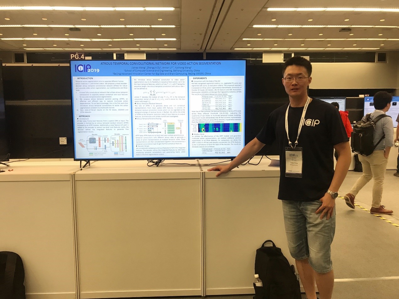 王嘉豪同学参加ICIP2019